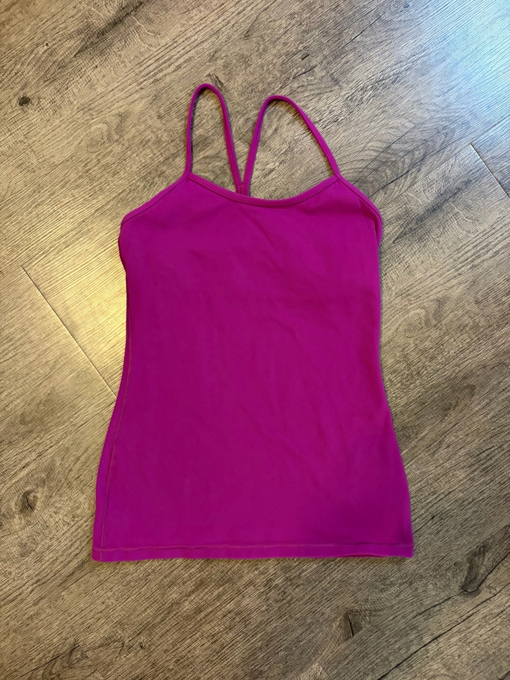 lululemon athletica purple power y tank top